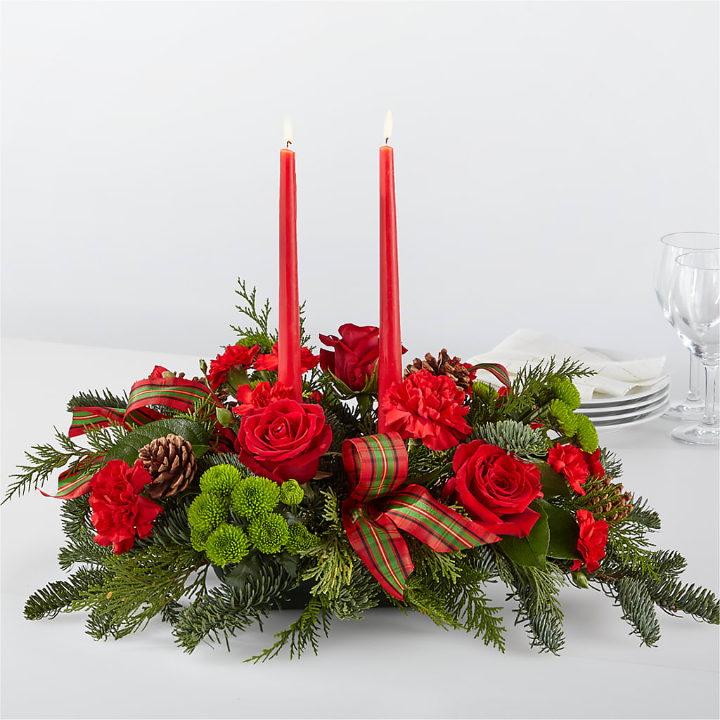 By the Candlelight Centerpiece – Farmington Center Florist Inc, Farmington MI