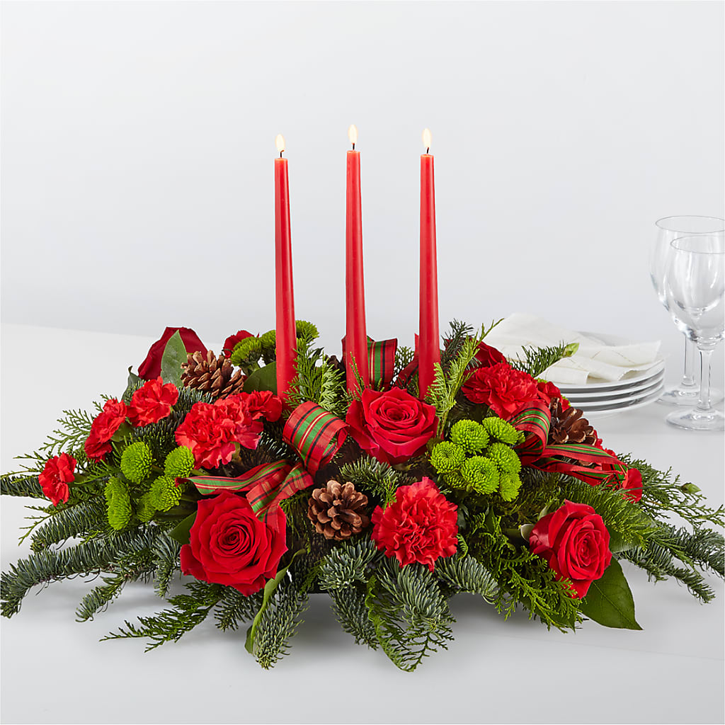 By the Candlelight Centerpiece – Farmington Center Florist Inc, Farmington MI
