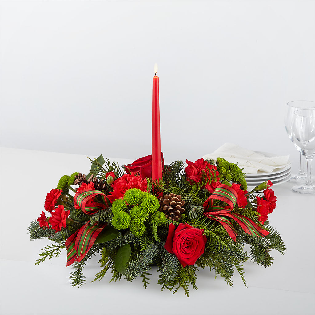 By the Candlelight Centerpiece – Farmington Center Florist Inc, Farmington MI