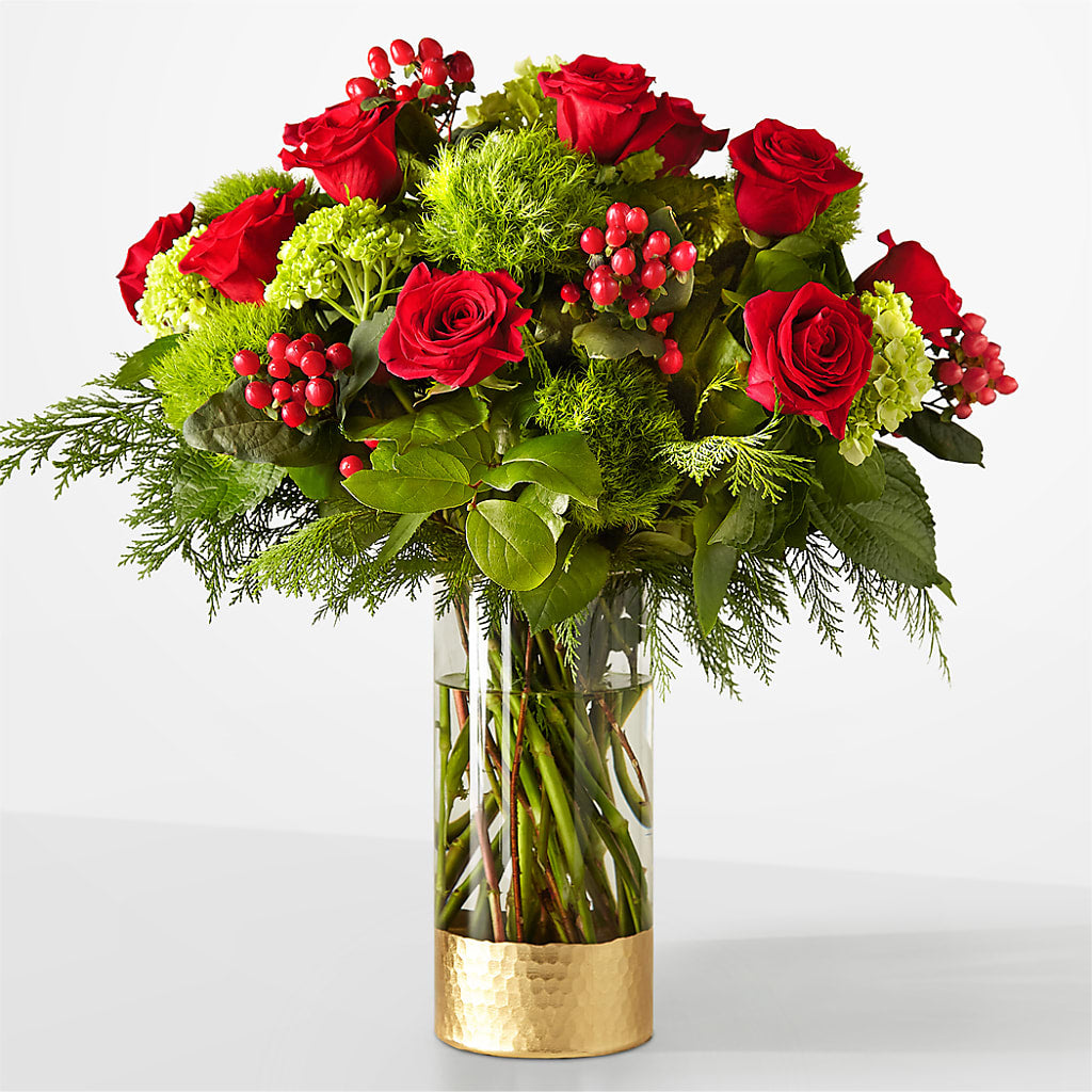 Plaid Throw Bouquet – Farmington Center Florist Inc, Farmington MI
