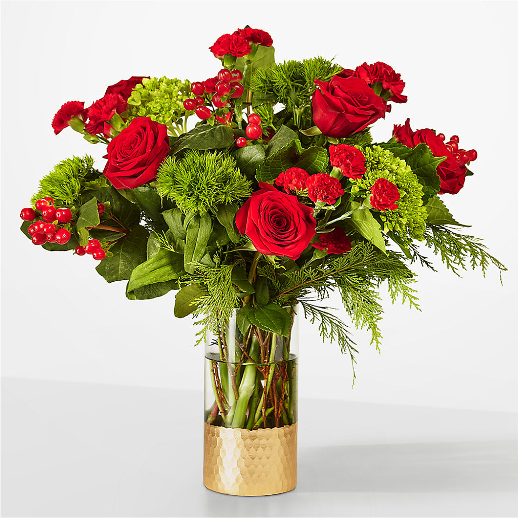 Plaid Throw Bouquet – Farmington Center Florist Inc, Farmington MI