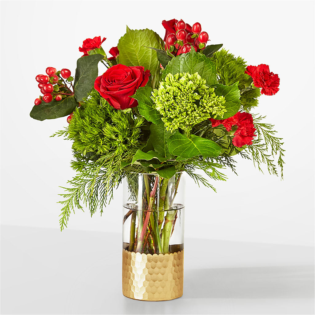 Plaid Throw Bouquet – Farmington Center Florist Inc, Farmington MI