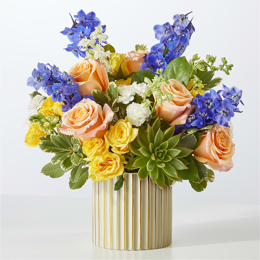 Cobalt Reverie Bouquet – Farmington Center Florist Inc, Farmington MI