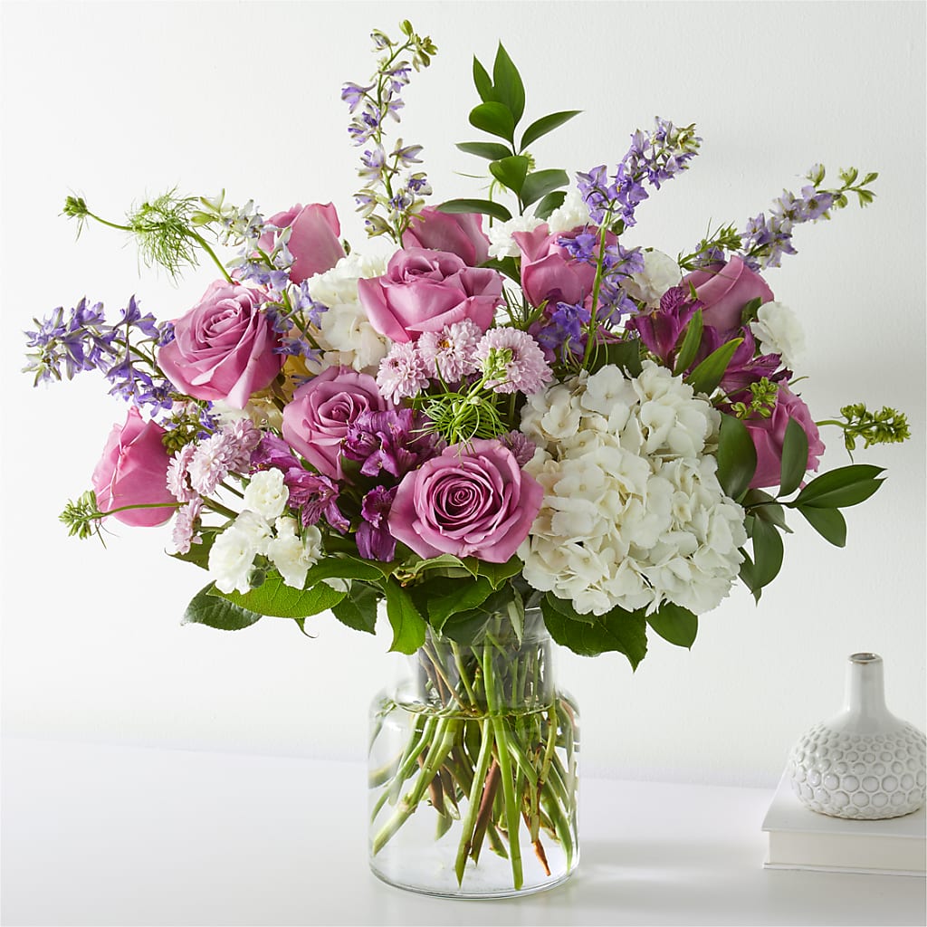 Violet Caress Bouquet – Farmington Center Florist Inc, Farmington MI