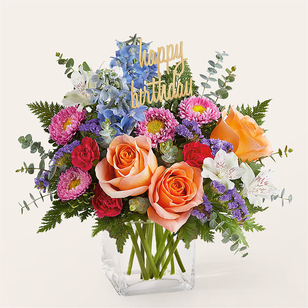 Birthday Bash Bouquet – Farmington Center Florist Inc, Farmington MI