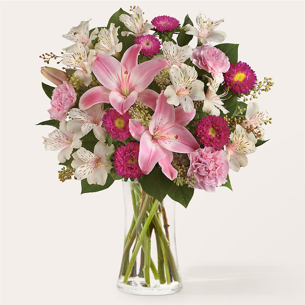 Feeling Fuchsia Bouquet – Farmington Center Florist Inc, Farmington MI