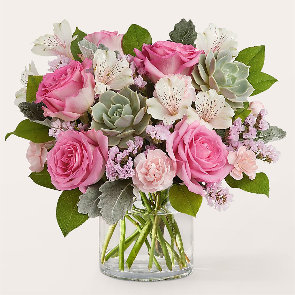 Dusty Rose Bouquet – Farmington Center Florist Inc, Farmington MI