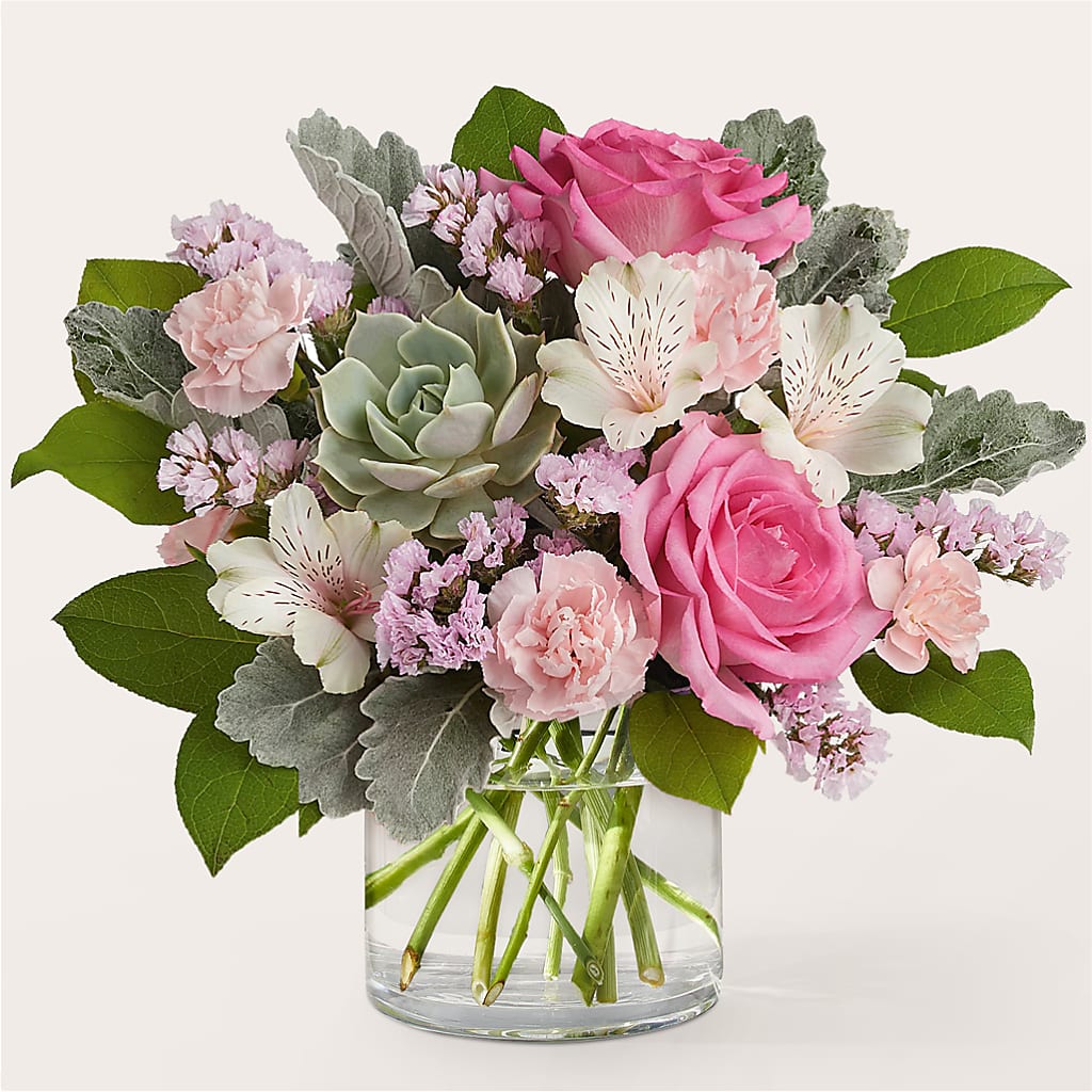Dusty Rose Bouquet – Farmington Center Florist Inc, Farmington MI