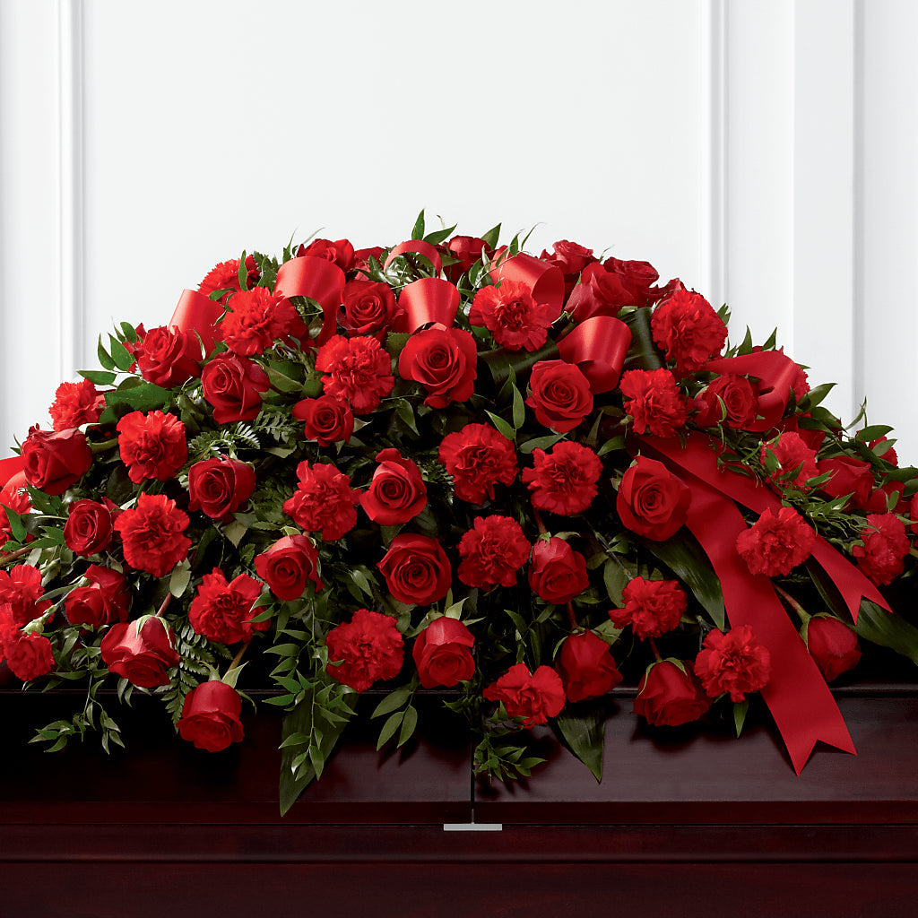 Tribute of Life Casket Spray – Farmington Center Florist Inc, Farmington MI