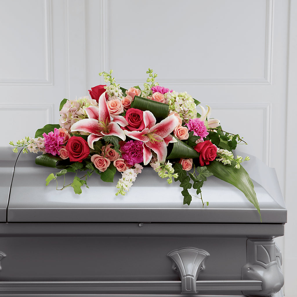 Splendid Grace Casket Spray – Farmington Center Florist Inc, Farmington MI