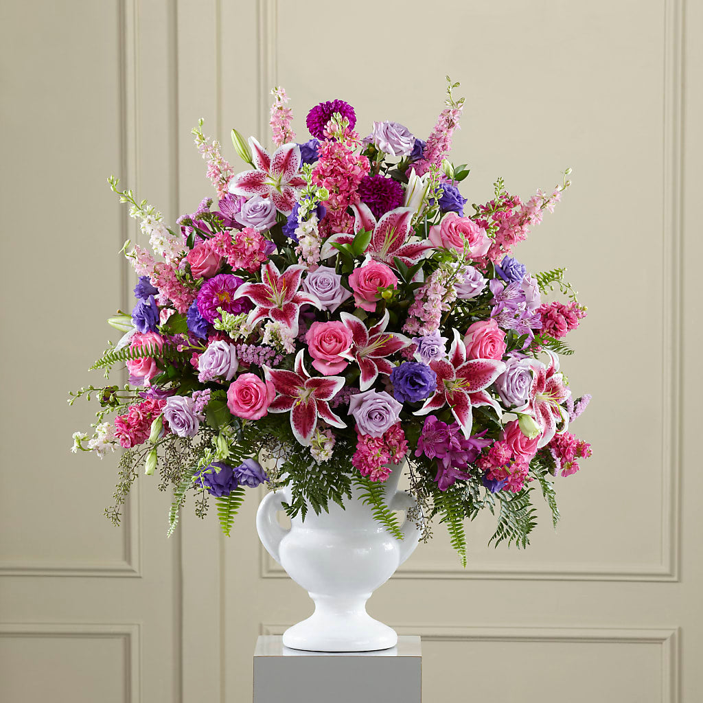 Peaceful Tribute Arrangement – Farmington Center Florist Inc, Farmington MI