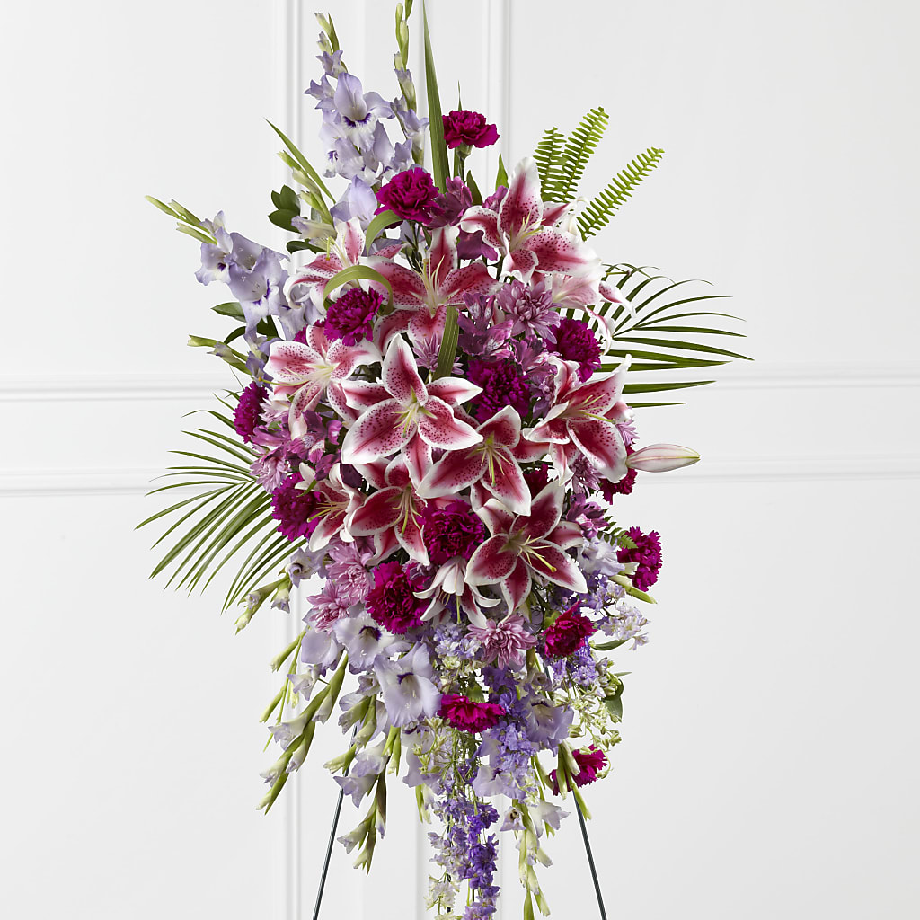 Tender Touch Standing Spray – Farmington Center Florist Inc, Farmington MI