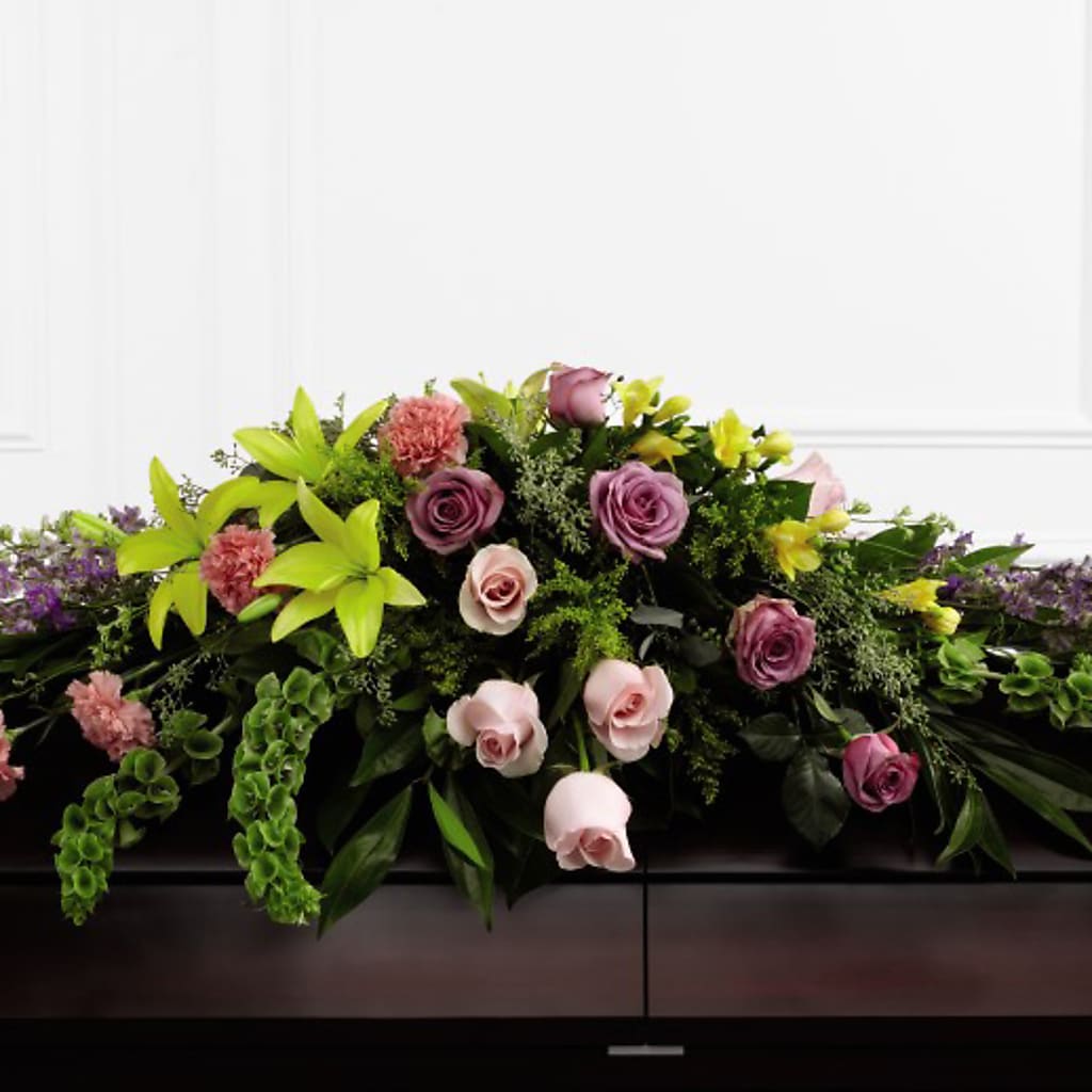 Forever Beloved Casket Spray – Farmington Center Florist Inc, Farmington MI
