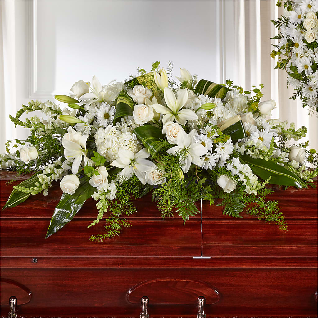 Abundance Casket Spray – Farmington Center Florist Inc, Farmington MI