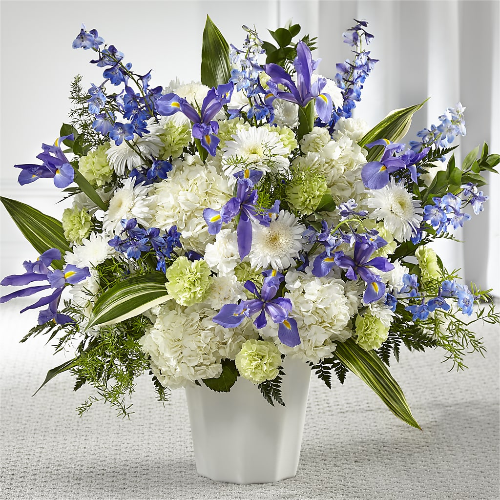 Soft Serenity Floor Basket – Farmington Center Florist Inc, Farmington MI