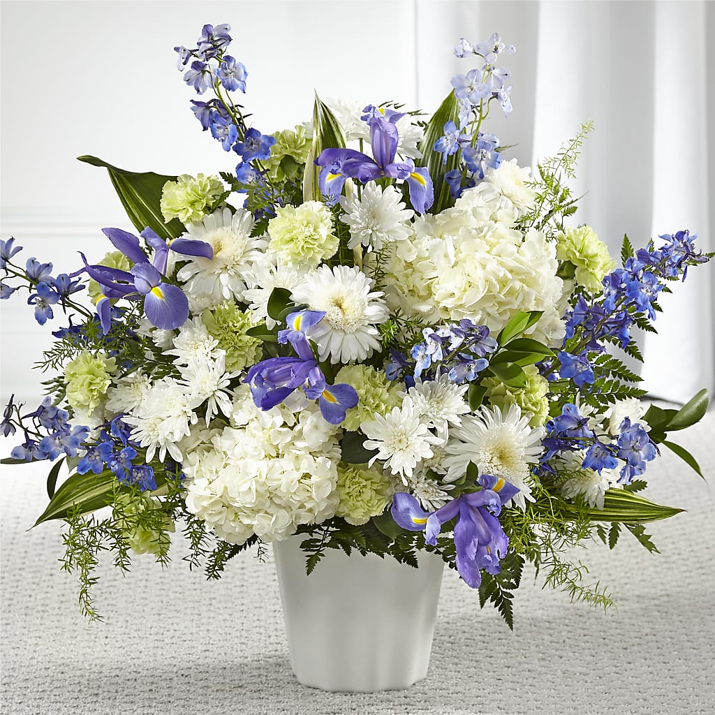 Soft Serenity Floor Basket – Farmington Center Florist Inc, Farmington MI