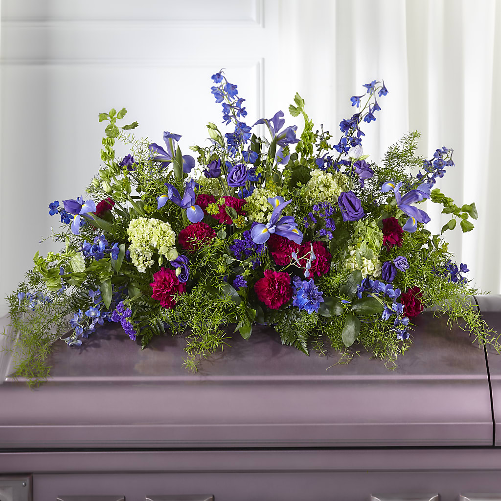 Always Treasured Casket Spray – Farmington Center Florist Inc, Farmington MI