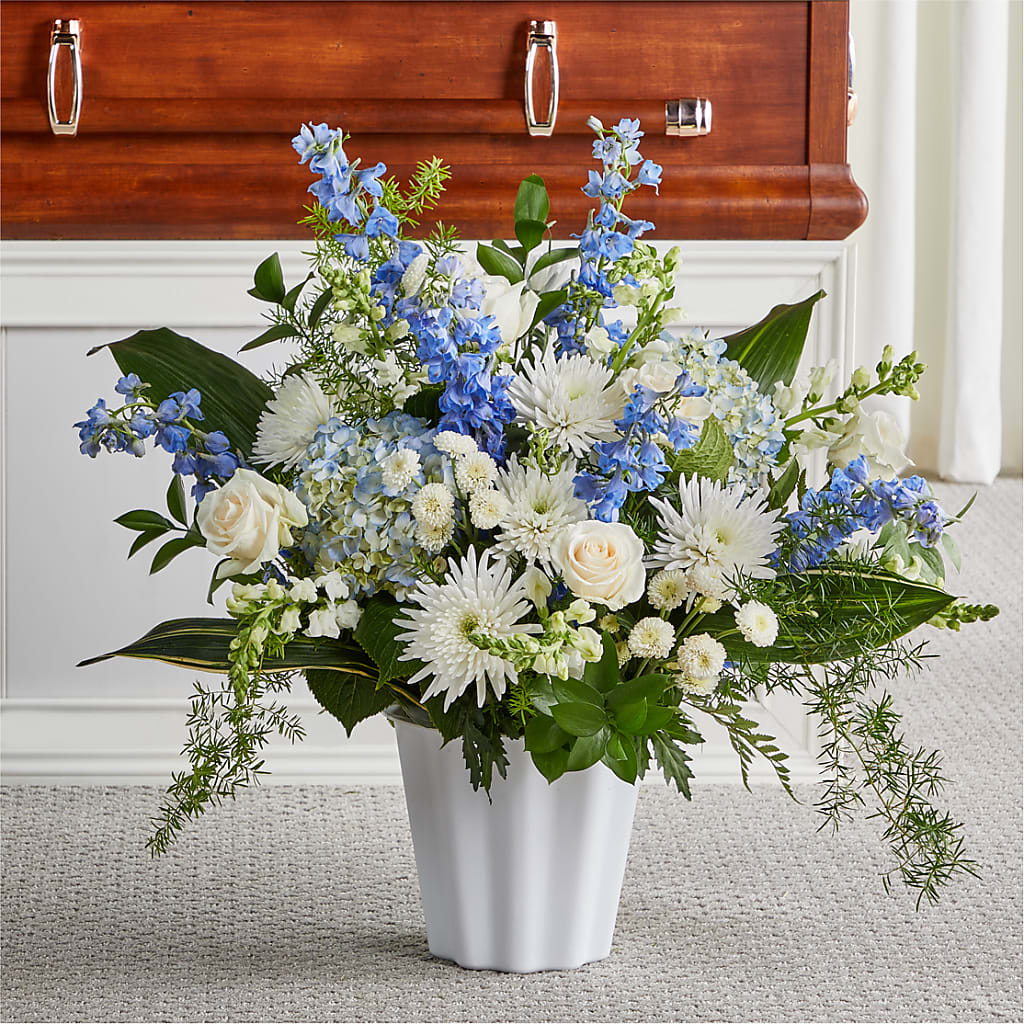 Everlasting Memories Floor Basket – Farmington Center Florist Inc, Farmington MI