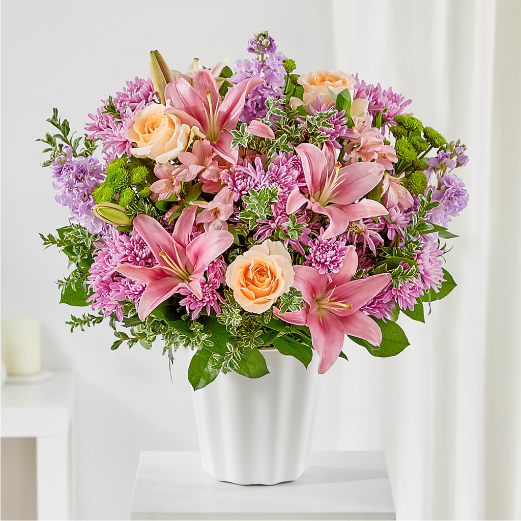 Supportive Embrace Tabletop Basket – Farmington Center Florist Inc, Farmington MI