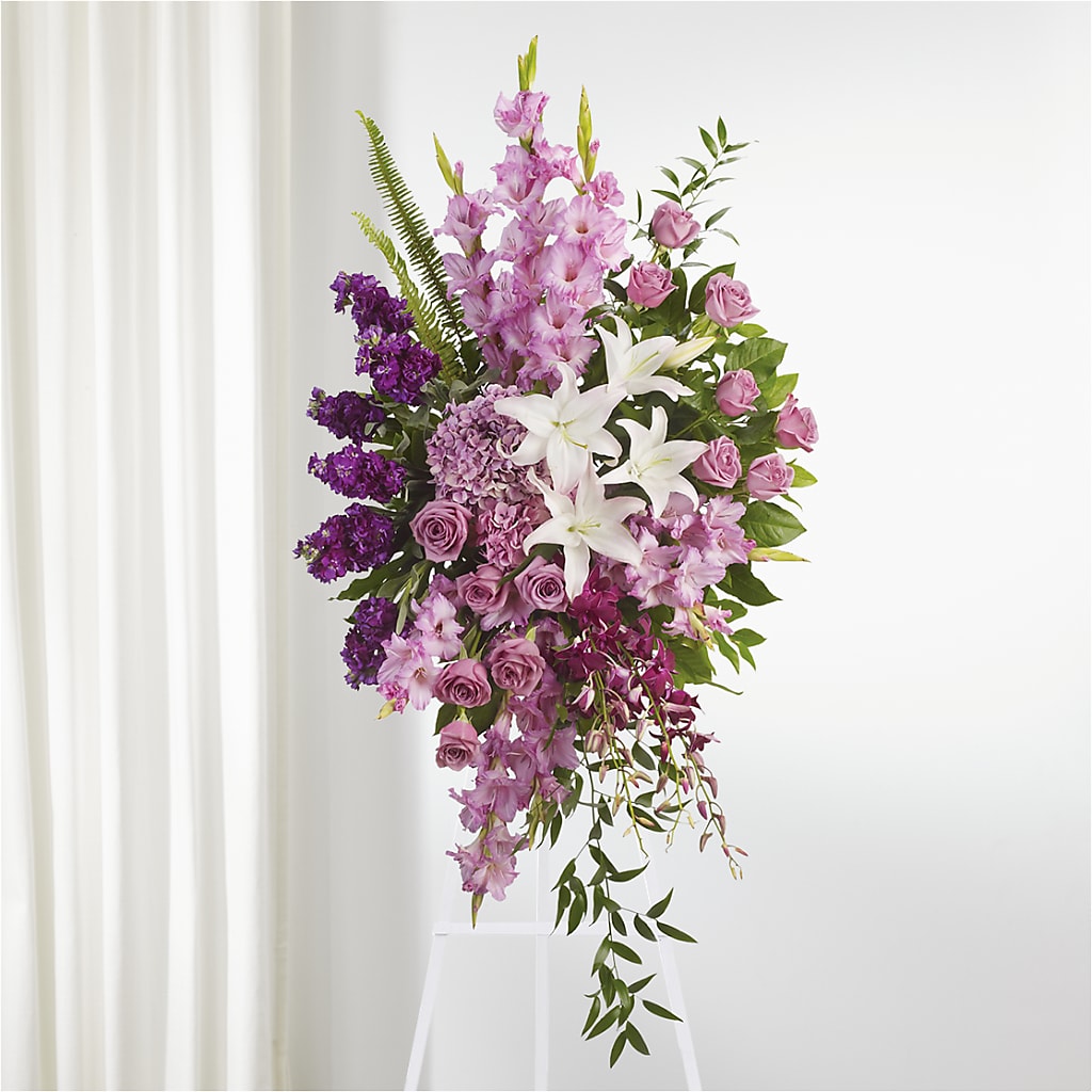 Never Alone Standing Spray – Farmington Center Florist Inc, Farmington MI