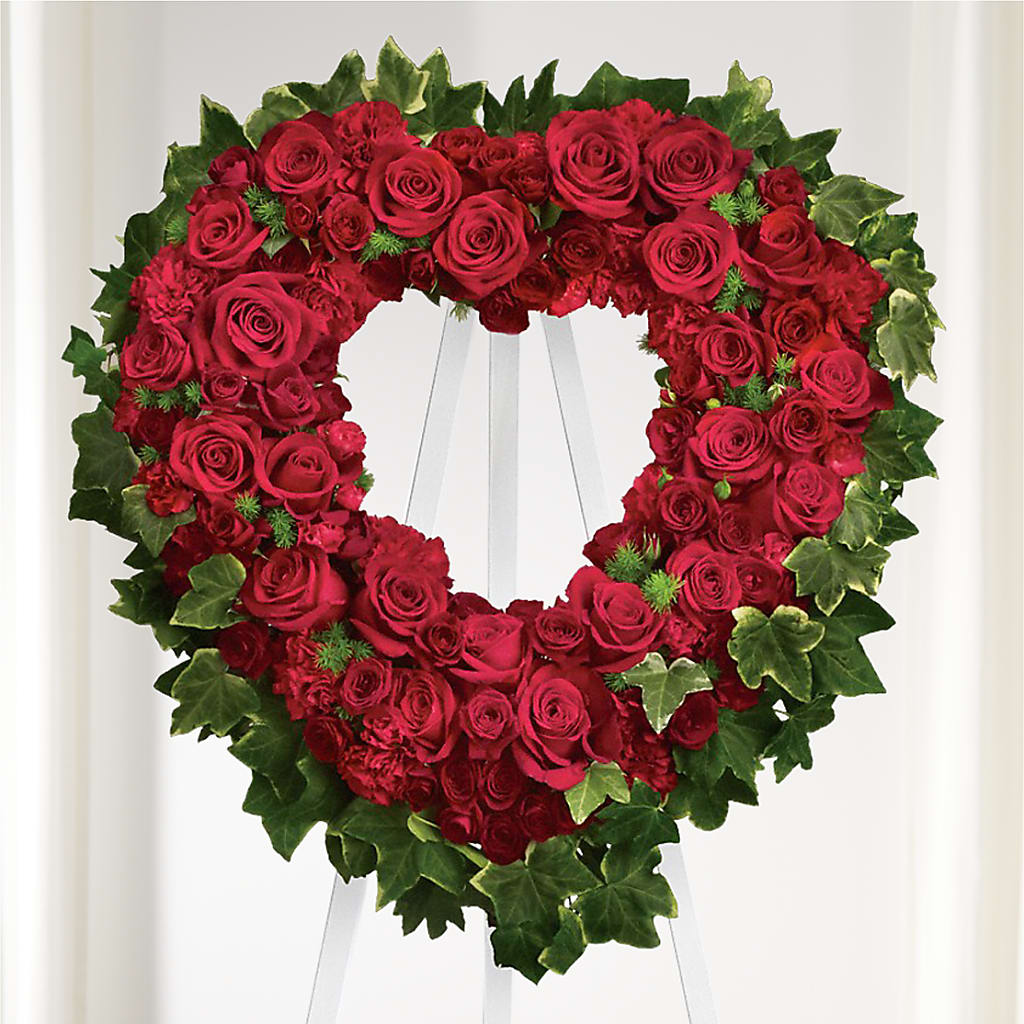 Wholehearted Standing Spray – Farmington Center Florist Inc, Farmington MI