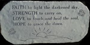 Faith To Light The Darkened Sky – Farmington Center Florist Inc, Farmington MI