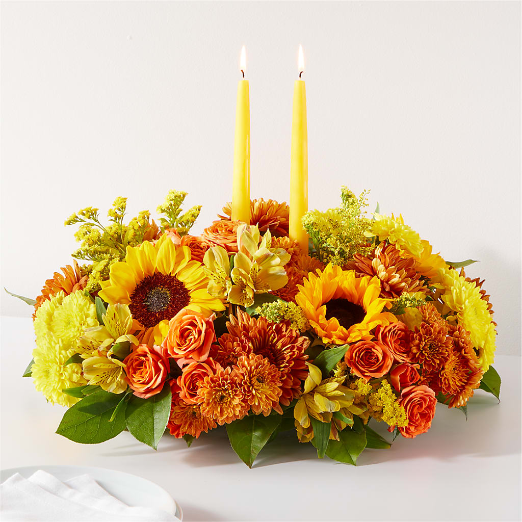 Autumn Harmony Centerpiece – Farmington Center Florist Inc, Farmington MI