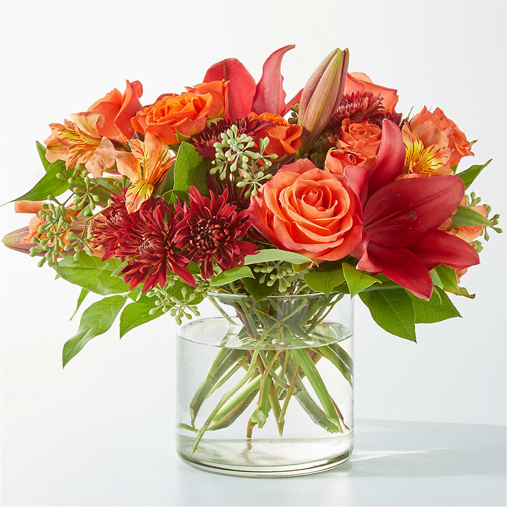 Crimson Leaves Bouquet – Farmington Center Florist Inc, Farmington MI