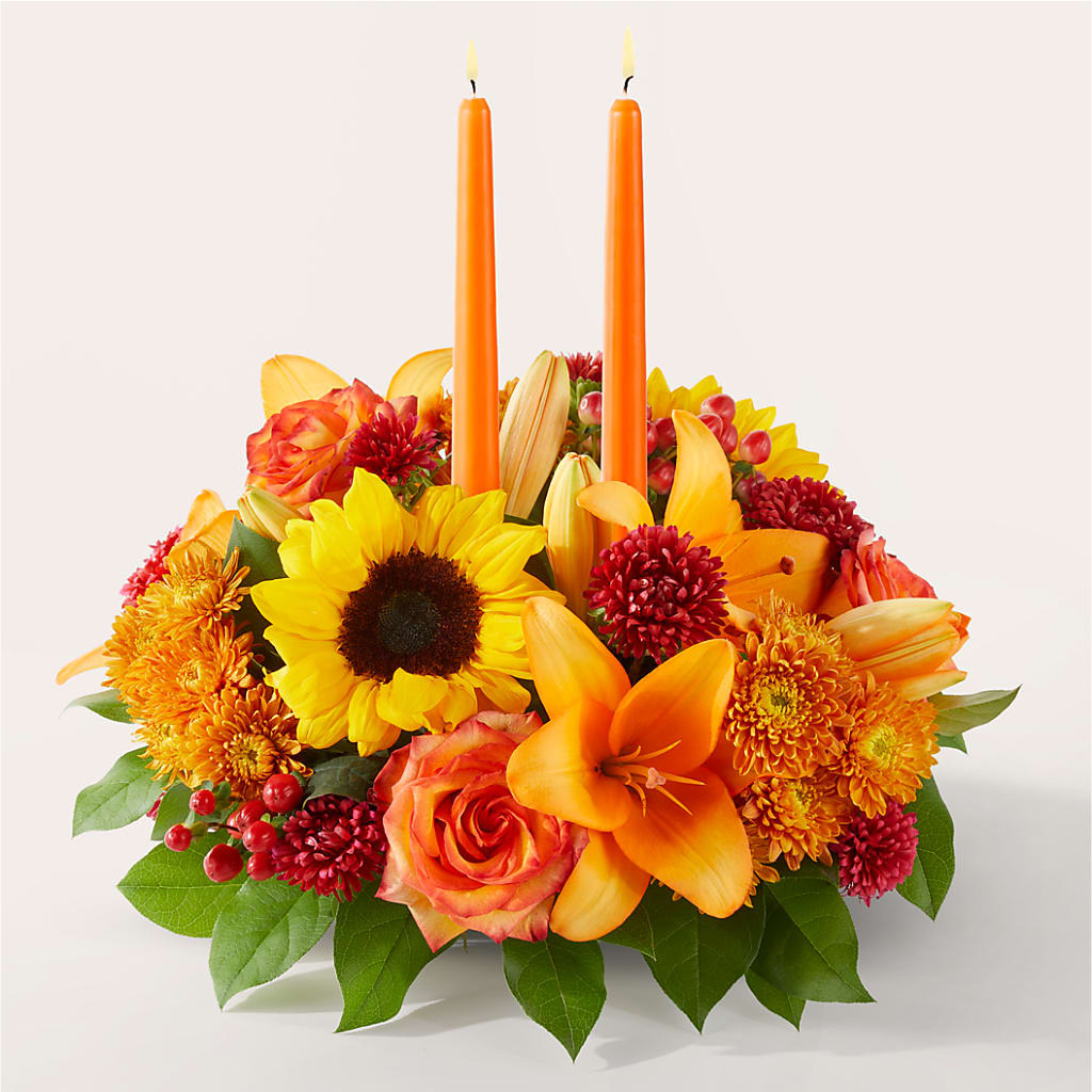 Grateful Centerpiece – Farmington Center Florist Inc, Farmington MI