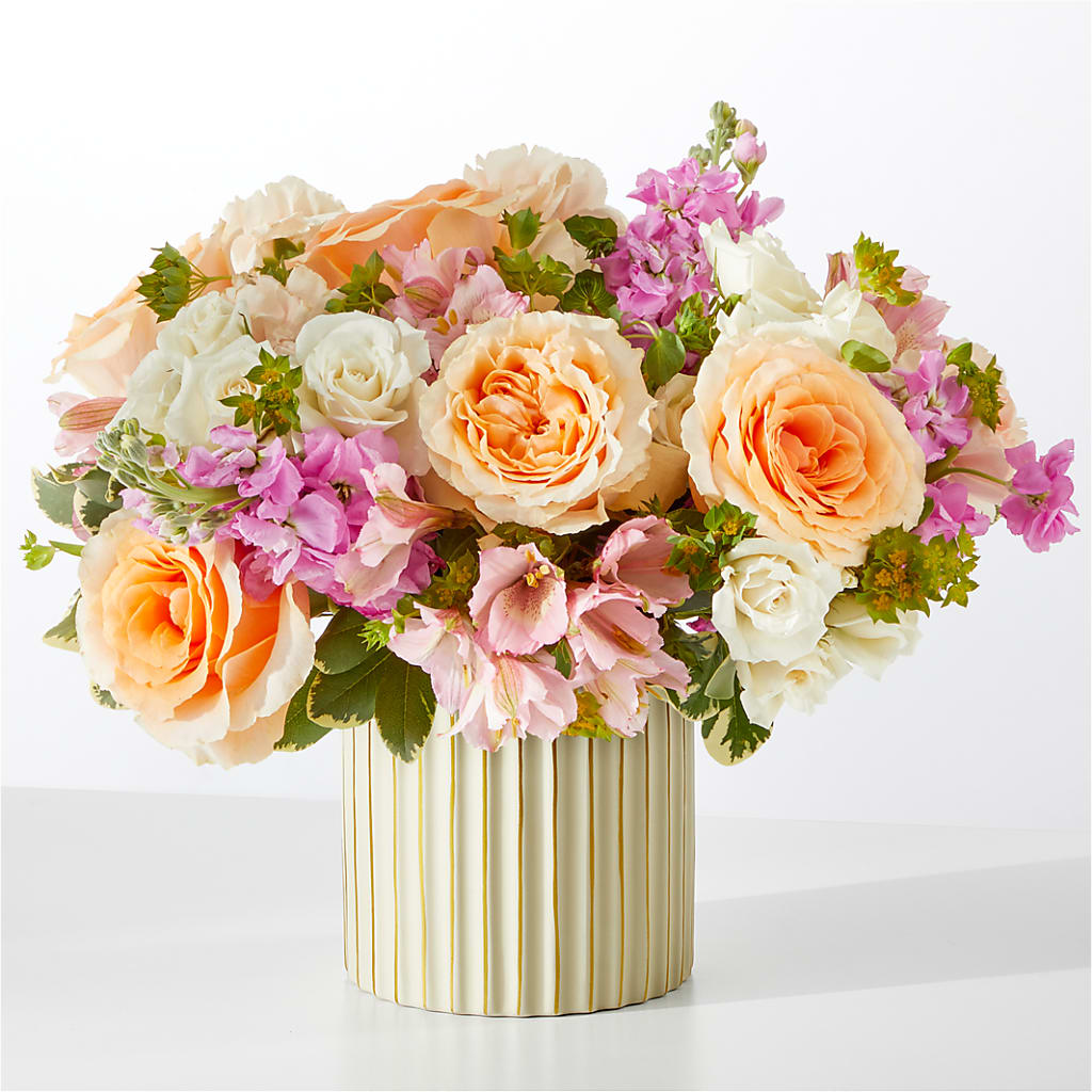 Paradise Bouquet with Ivory Vase – Farmington Center Florist Inc, Farmington MI