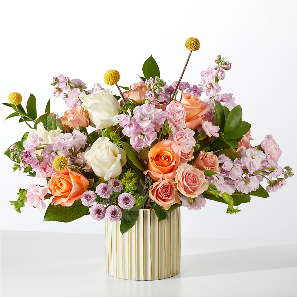 French Market Bouquet with Ivory Vase – Farmington Center Florist Inc, Farmington MI
