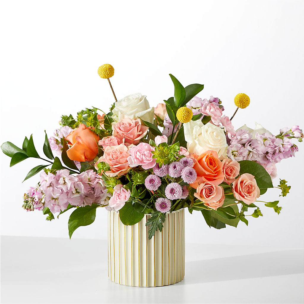 French Market Bouquet with Ivory Vase – Farmington Center Florist Inc, Farmington MI