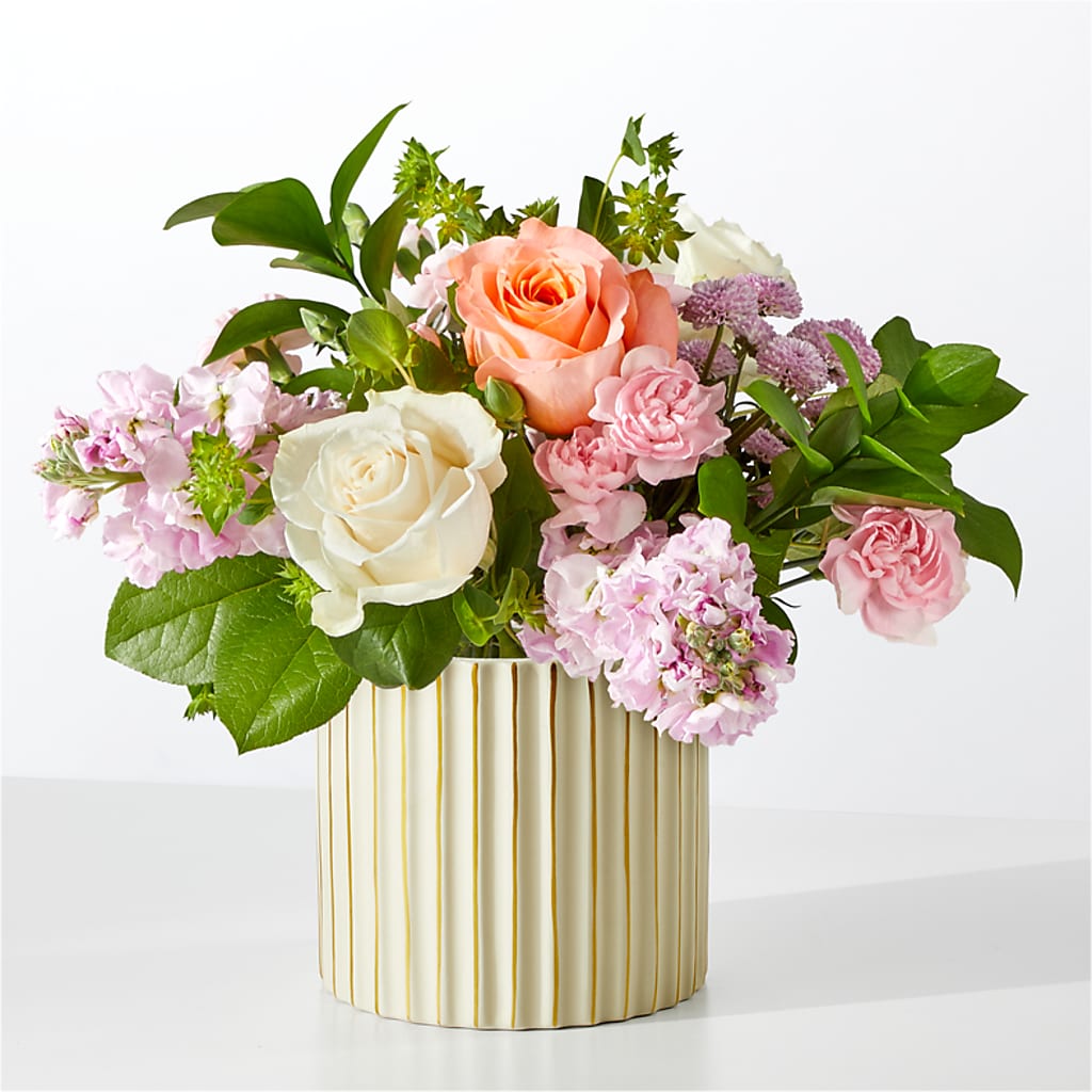 French Market Bouquet with Ivory Vase – Farmington Center Florist Inc, Farmington MI