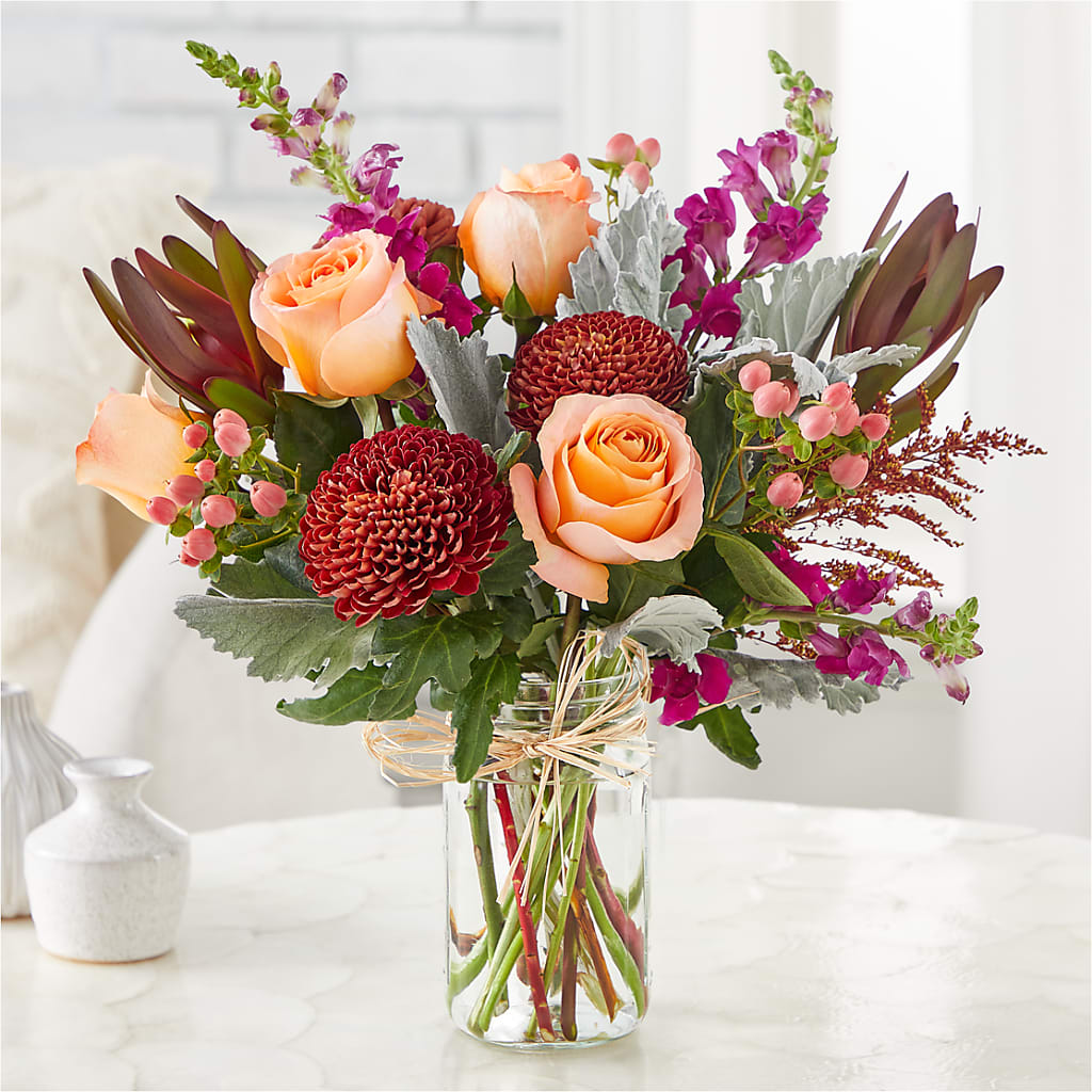 Moody Hues Bouquet – Farmington Center Florist Inc, Farmington MI