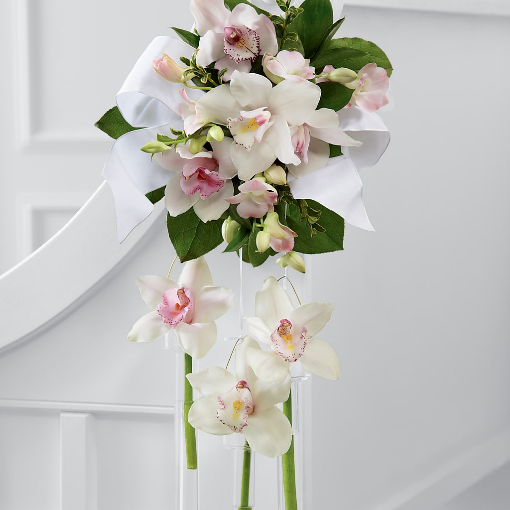 Perfect Entrance Pew Arrangement – Farmington Center Florist Inc, Farmington MI