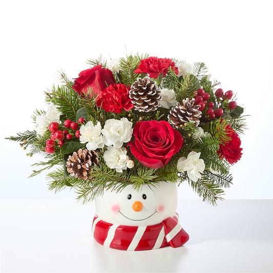 Jolly Snowman Bouquet –  Farmington Center Florist Inc, Farmington MI