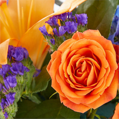 Radiant Citrus Box Bouquet –  Farmington Center Florist Inc, Farmington MI