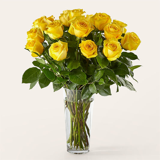 Long Stem Yellow Rose Bouquet –  Farmington Center Florist Inc, Farmington MI