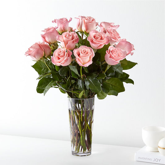 Long Stem Pink Rose Bouquet –  Farmington Center Florist Inc, Farmington MI