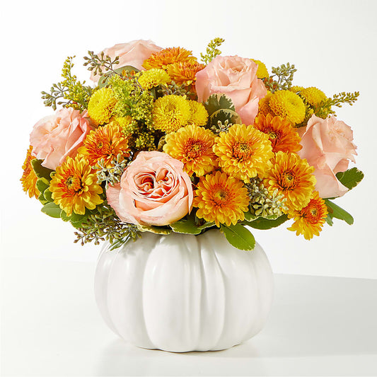 Peachy Pumpkin –  Farmington Center Florist Inc, Farmington MI