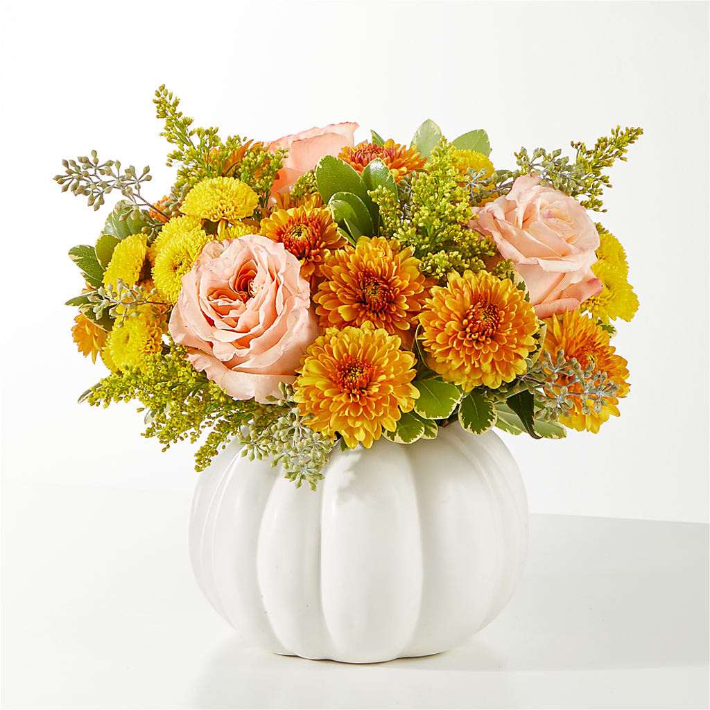 Peachy Pumpkin –  Farmington Center Florist Inc, Farmington MI