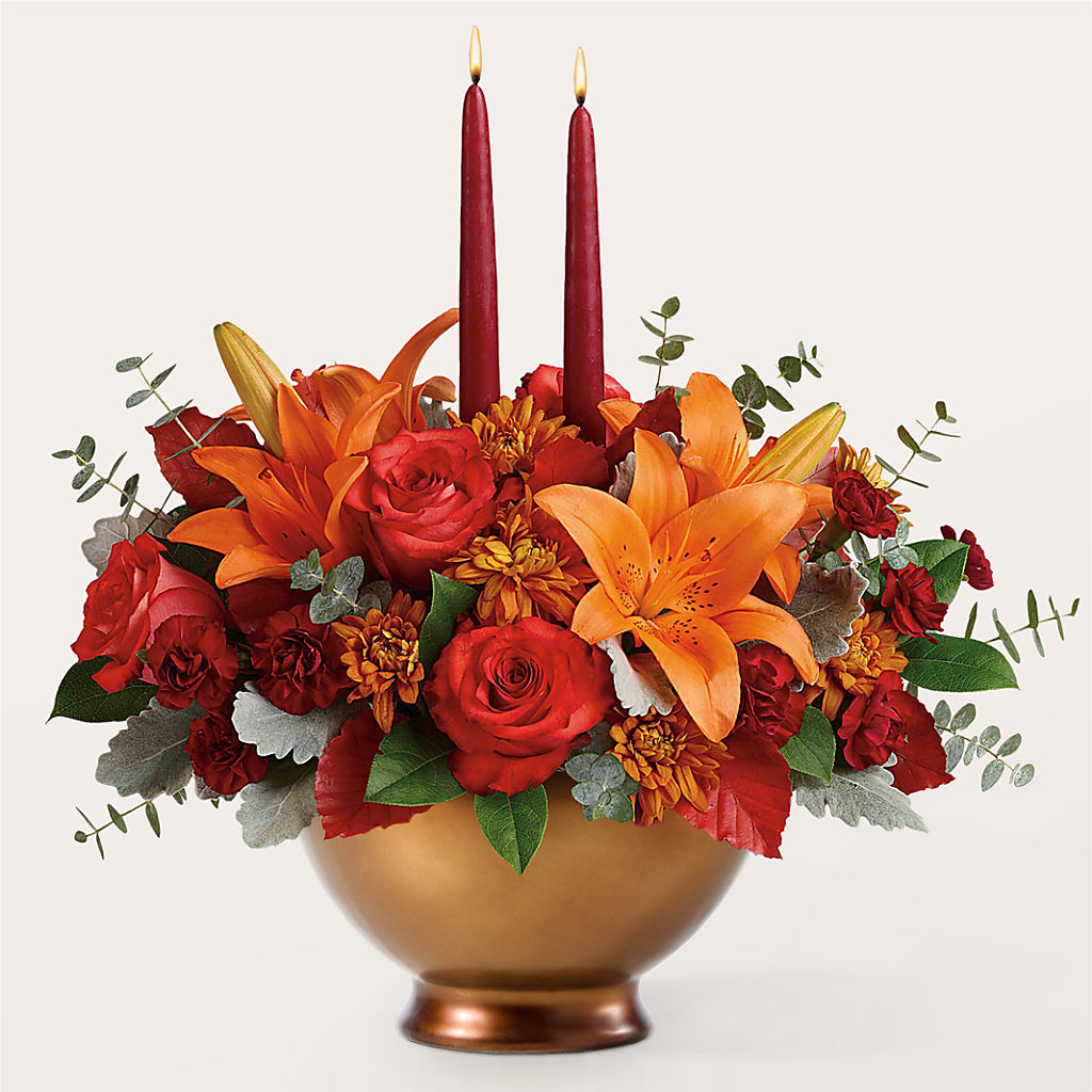 Fruits of Fall Centerpiece –  Farmington Center Florist Inc, Farmington MI