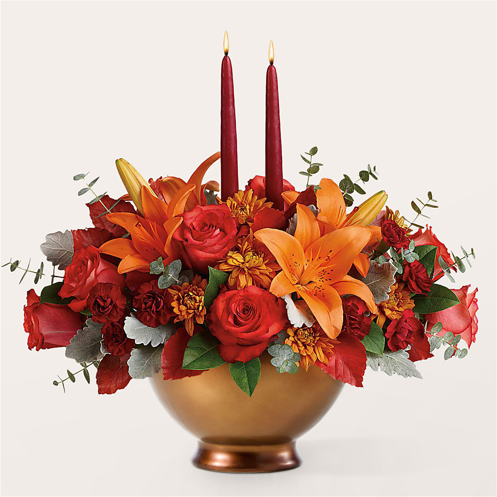 Fruits of Fall Centerpiece –  Farmington Center Florist Inc, Farmington MI