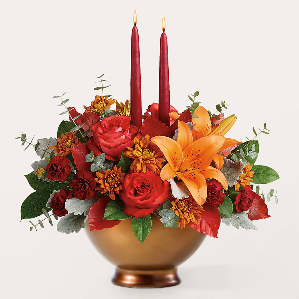 Fruits of Fall Centerpiece –  Farmington Center Florist Inc, Farmington MI