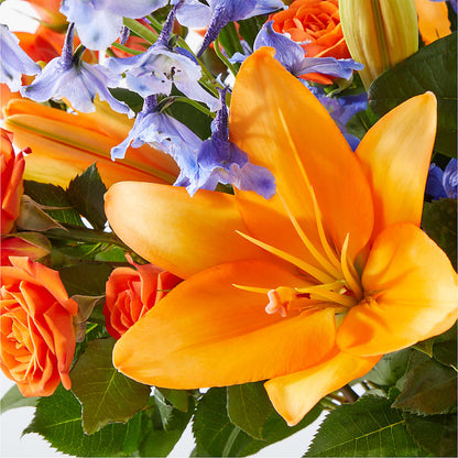 Radiant Citrus Bouquet –  Farmington Center Florist Inc, Farmington MI