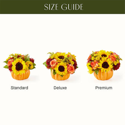 Golden Gourd Pumpkin Bouquet –  Farmington Center Florist Inc, Farmington MI