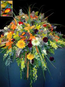 Bird Song Master Casket Spray –  Farmington Center Florist Inc, Farmington MI