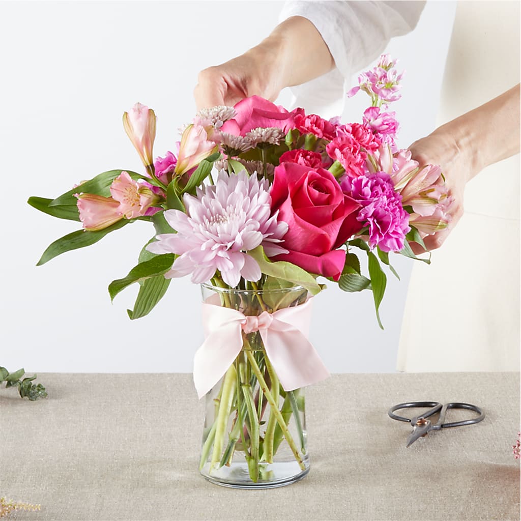 Pink Ribbon - A Florist Original –  Farmington Center Florist Inc, Farmington MI
