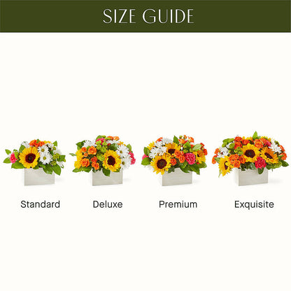 Sun-drenched Blooms Box Bouquet –  Farmington Center Florist Inc, Farmington MI