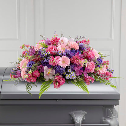 Glorious Garden Casket Spray –  Farmington Center Florist Inc, Farmington MI